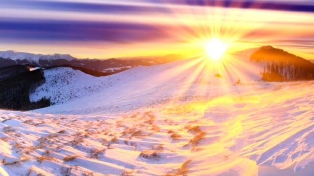 Медитация на зимнее солнце!