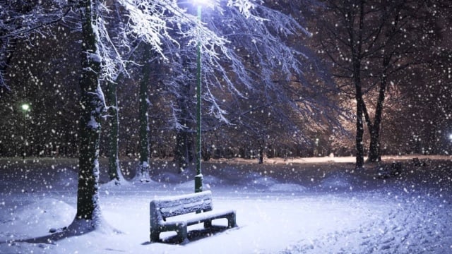 Зимняя сказка под музыку М. Таривердиева. /Снег над Ленинградом/